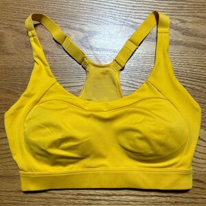 Gymshark Women’s Yellow Sports Bra Size S